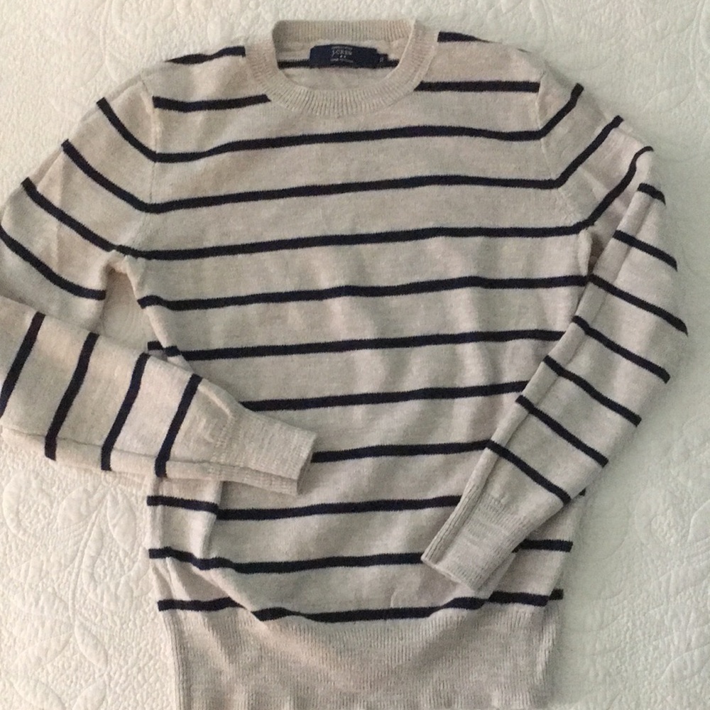 J. Crew Factory unisex striped sweater